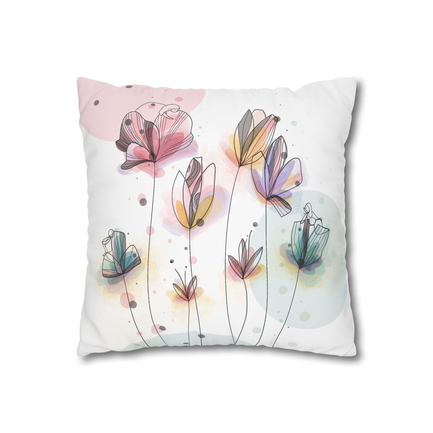 Square Poly Canvas Pillowcase