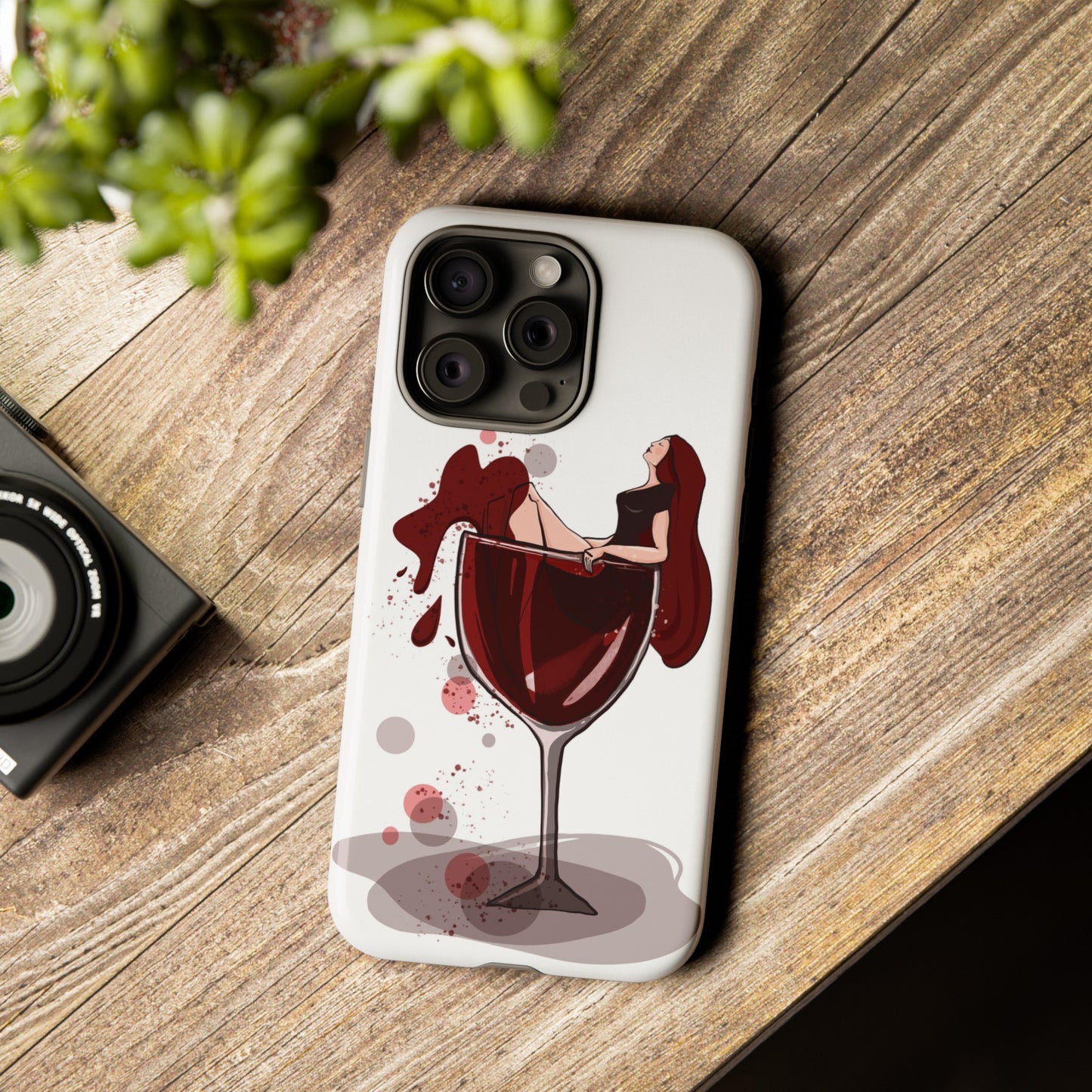 Red Wine Tough Cases