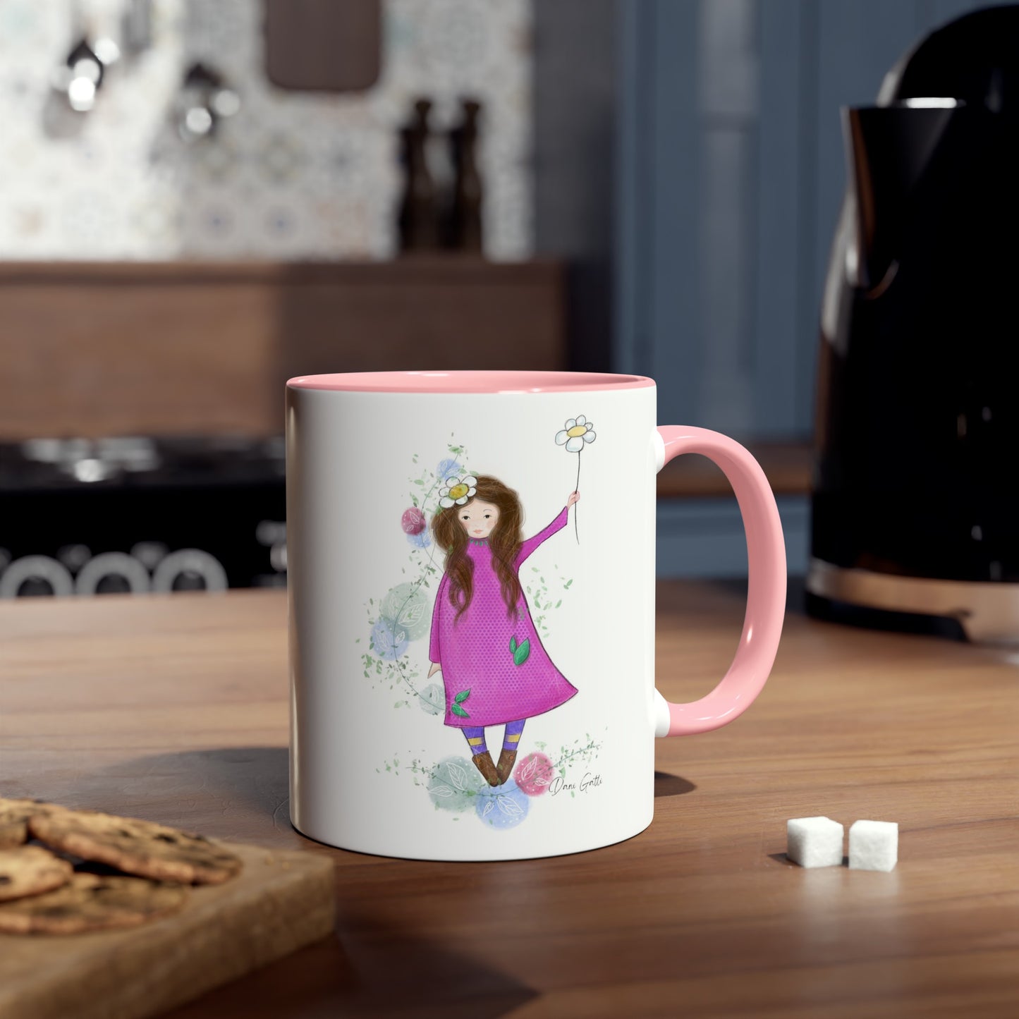 Two-Tone Coffee Mugs, 11oz