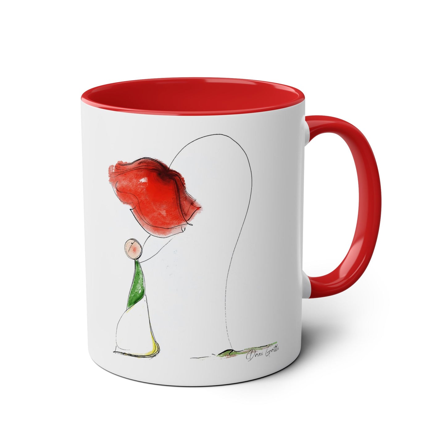 Two-Tone Coffee Mugs, 11oz