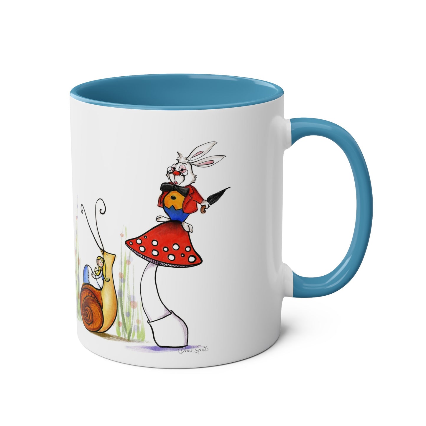 Two-Tone Coffee Mugs, 11oz