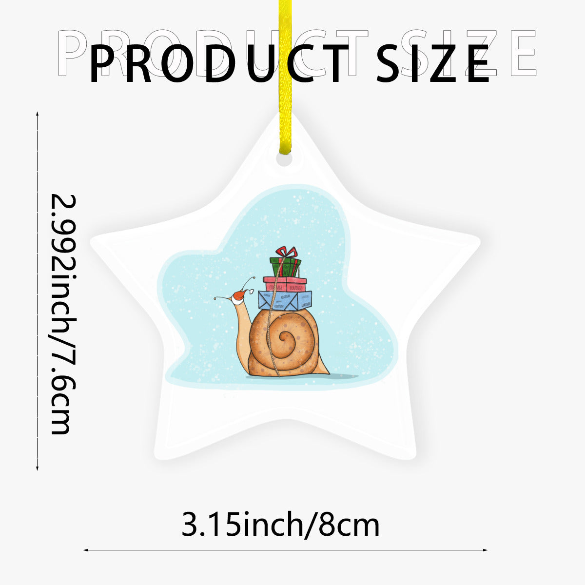Christmas Snail Star