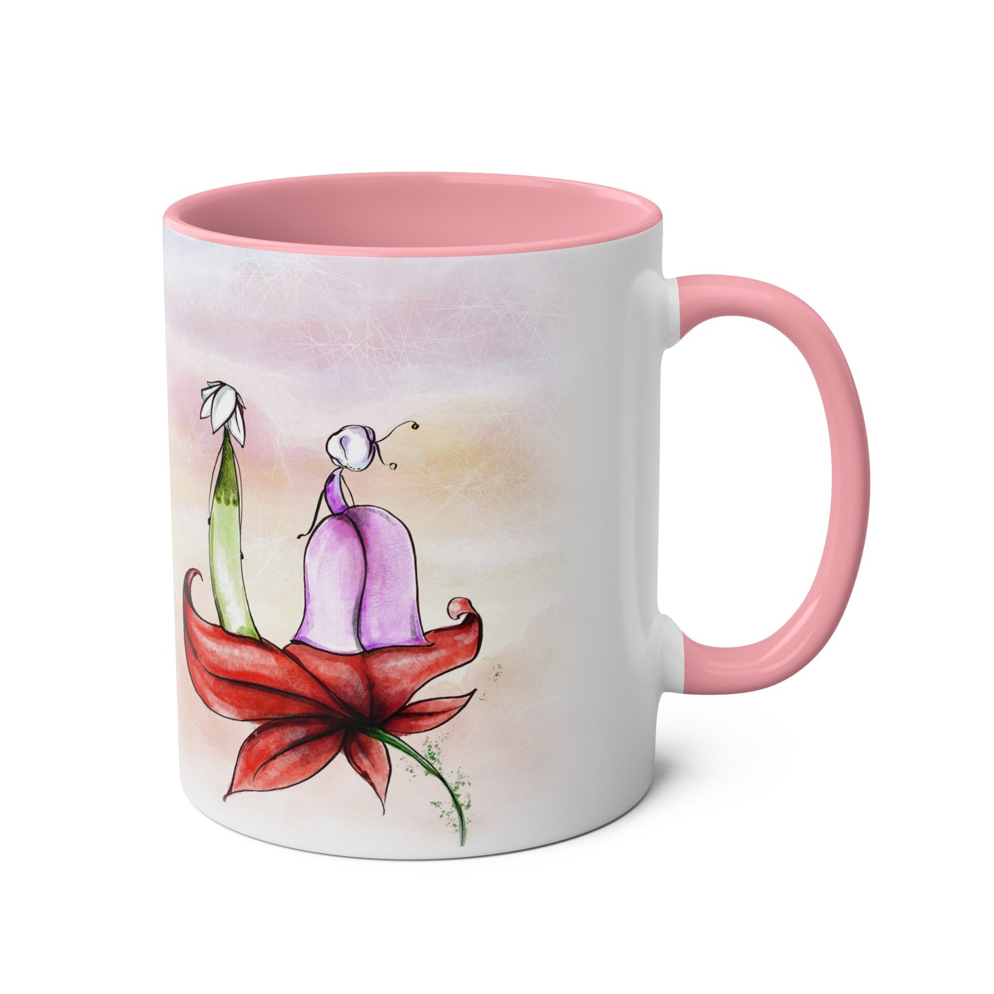 Two-Tone Coffee Mugs, 11oz