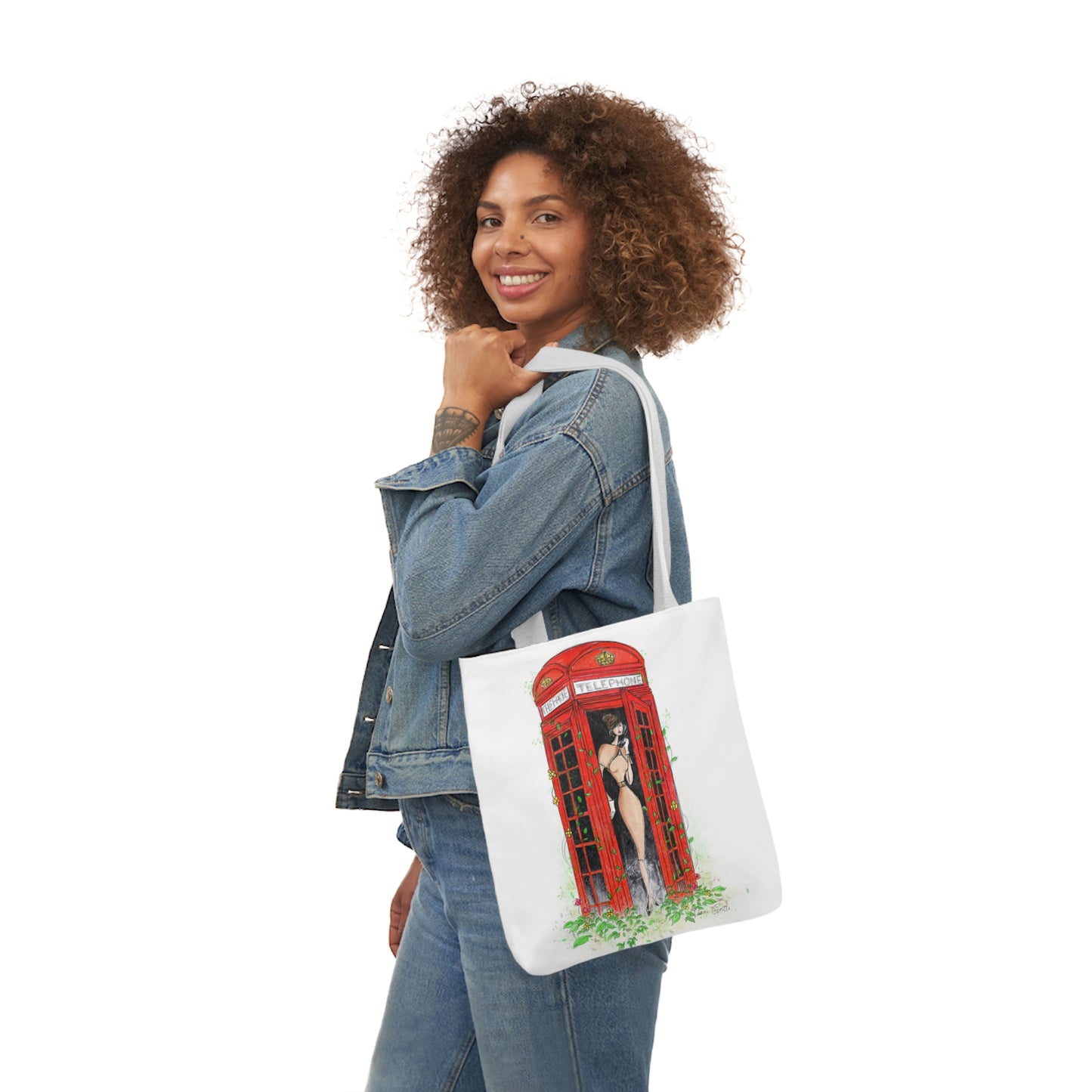 Canvas Tote Bag, 5-Color Straps