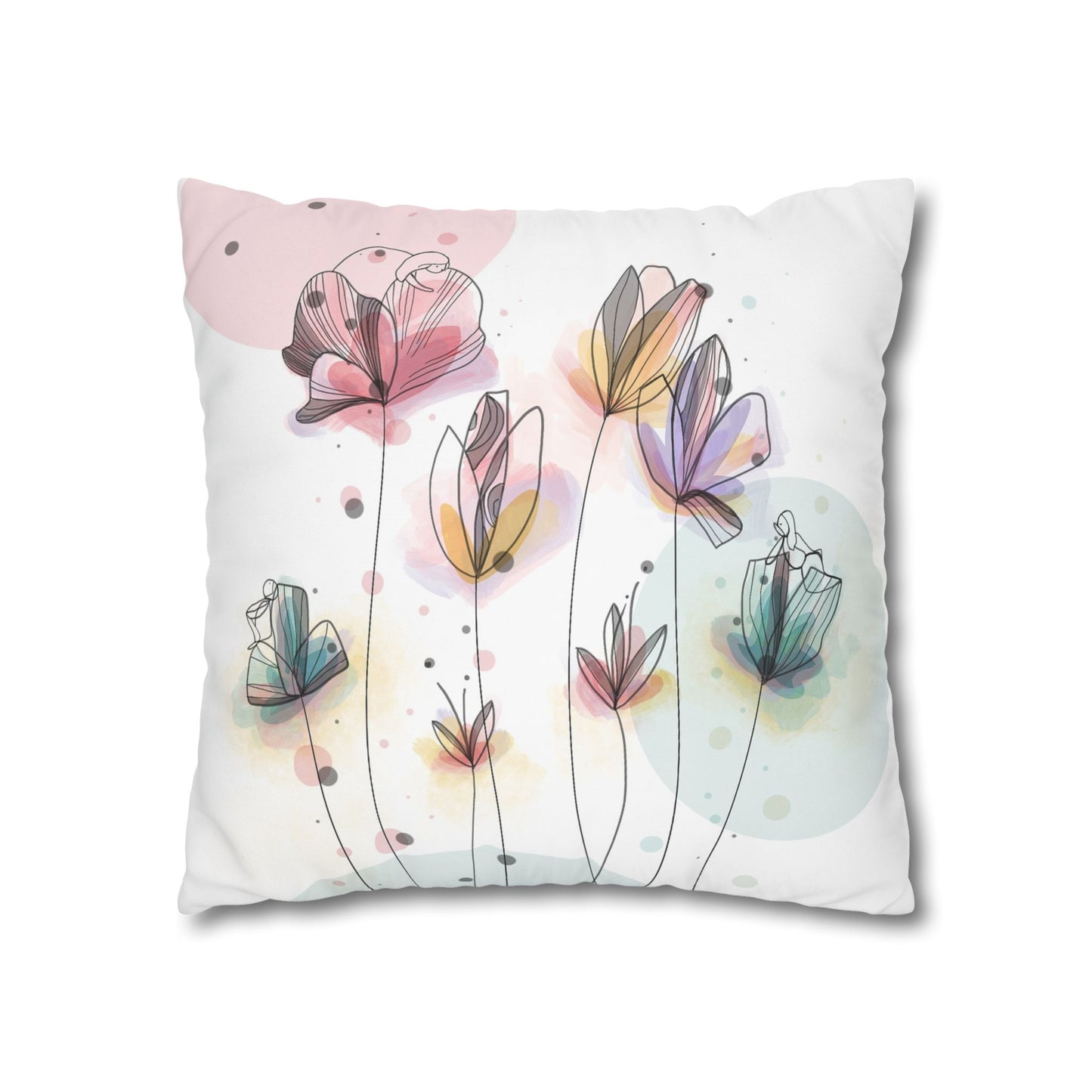 Square Poly Canvas Pillowcase