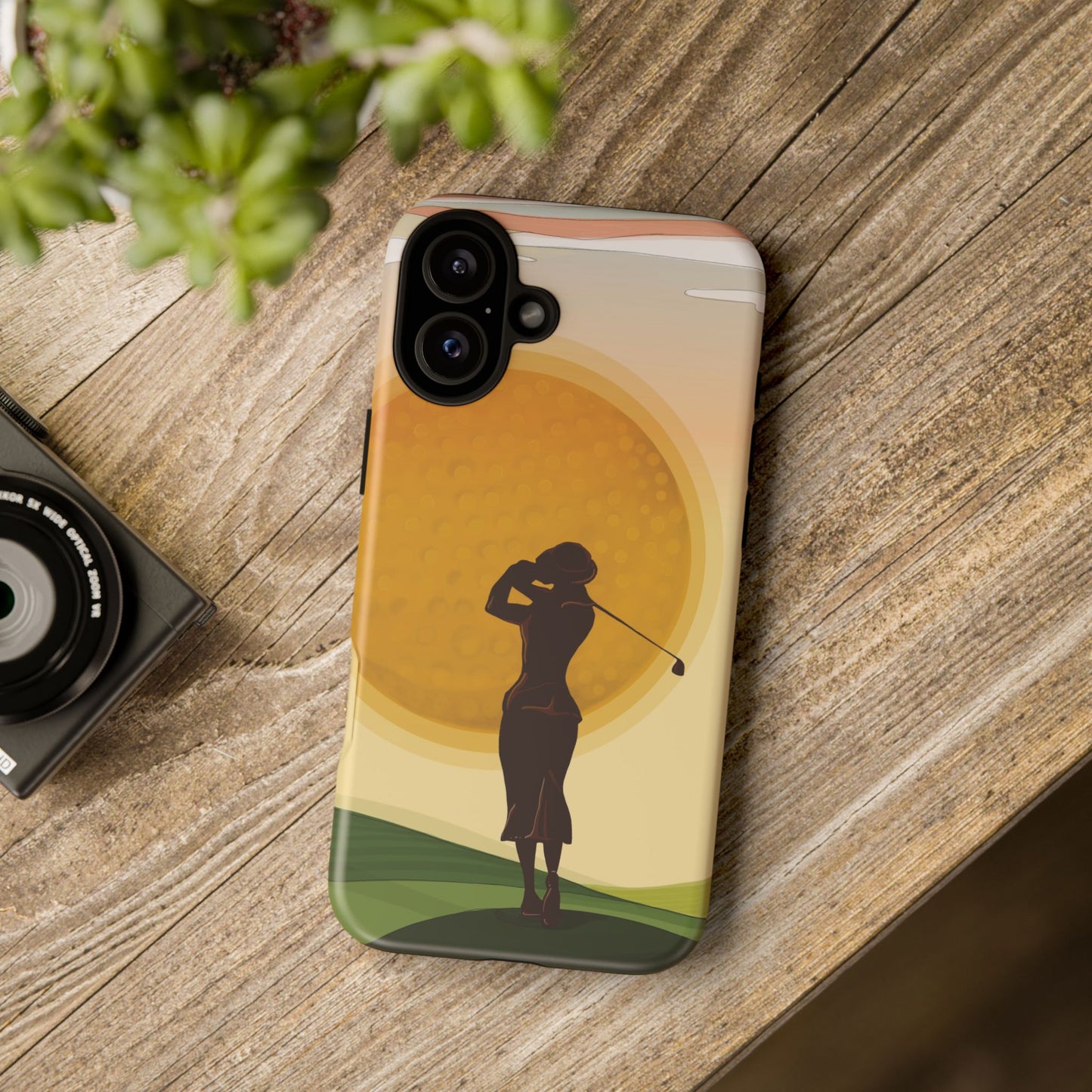 Vintage Golf Phone Case - 'So Far Away but so Clear' - Golf Lovers
