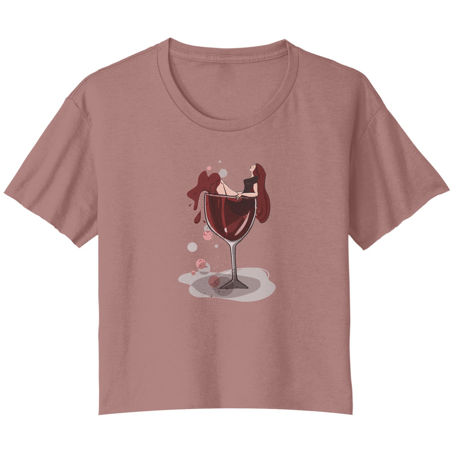 All-Over Print Crop Tee (+ colors)