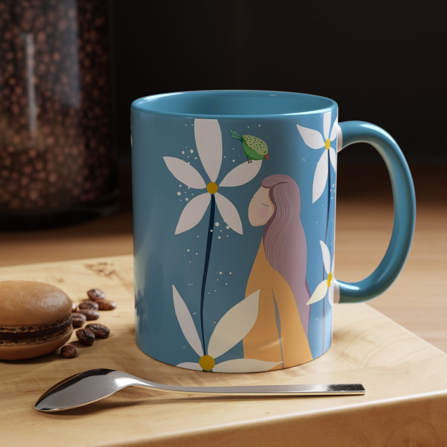 Two-Tone Coffee Mugs, 11oz
