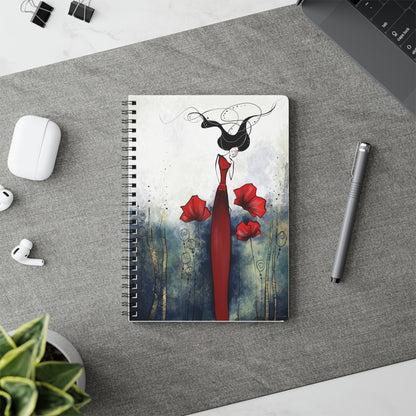 Wirobound Softcover Notebook, A5