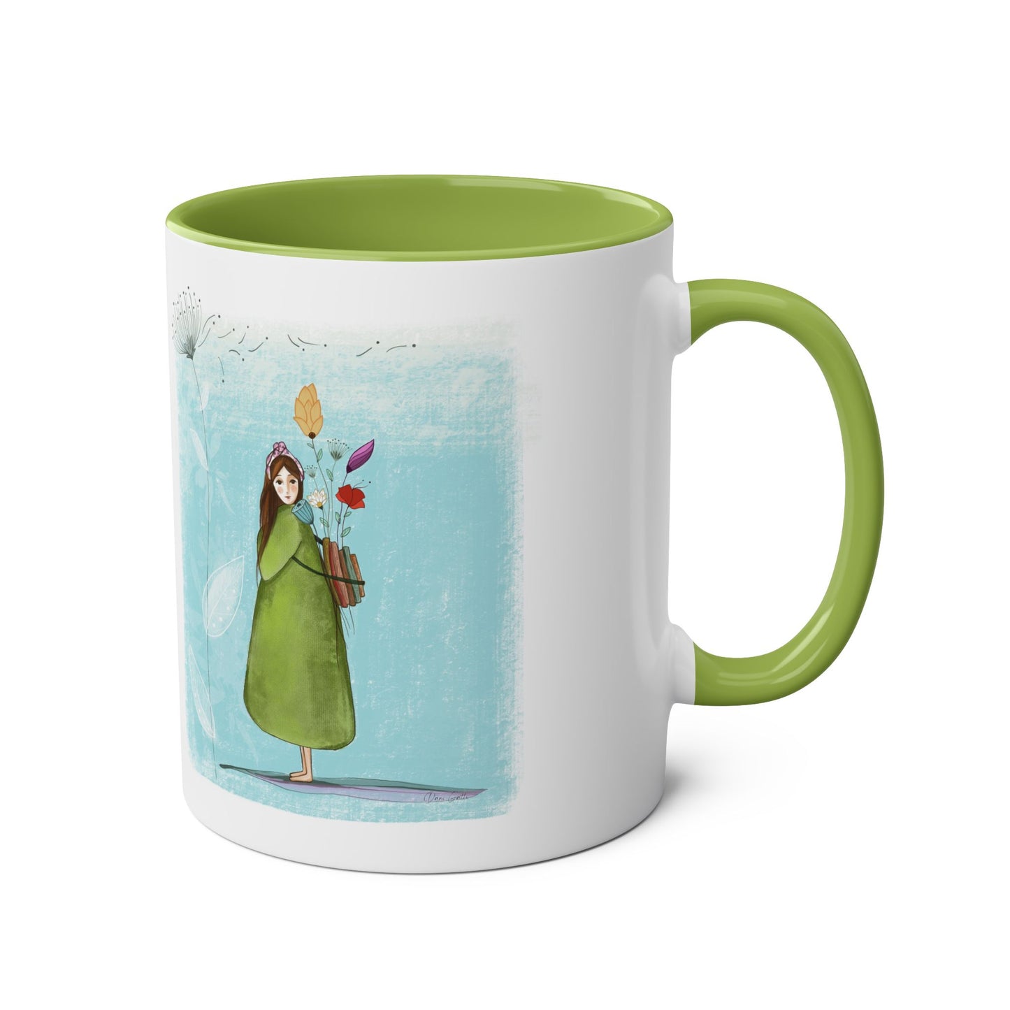 Two-Tone Coffee Mugs, 11oz
