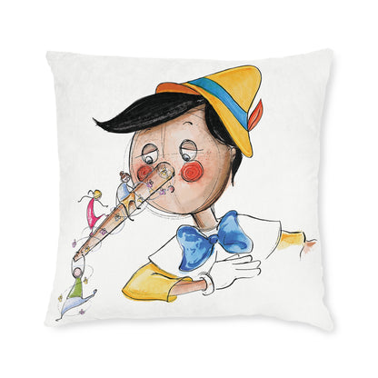 Art Square Pillow 'Pinocchio'