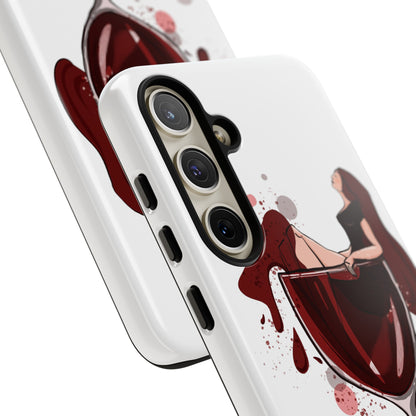 Red Wine Tough Cases
