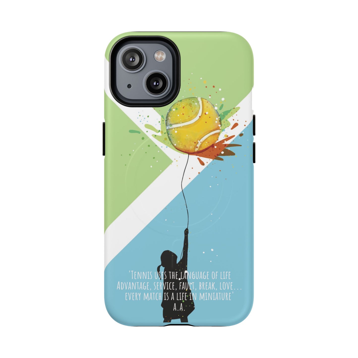 'Tennis is Life' Tennis Lovers - Magnetic Case
