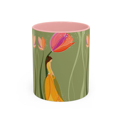 Two-Tone Coffee Mugs, 11oz