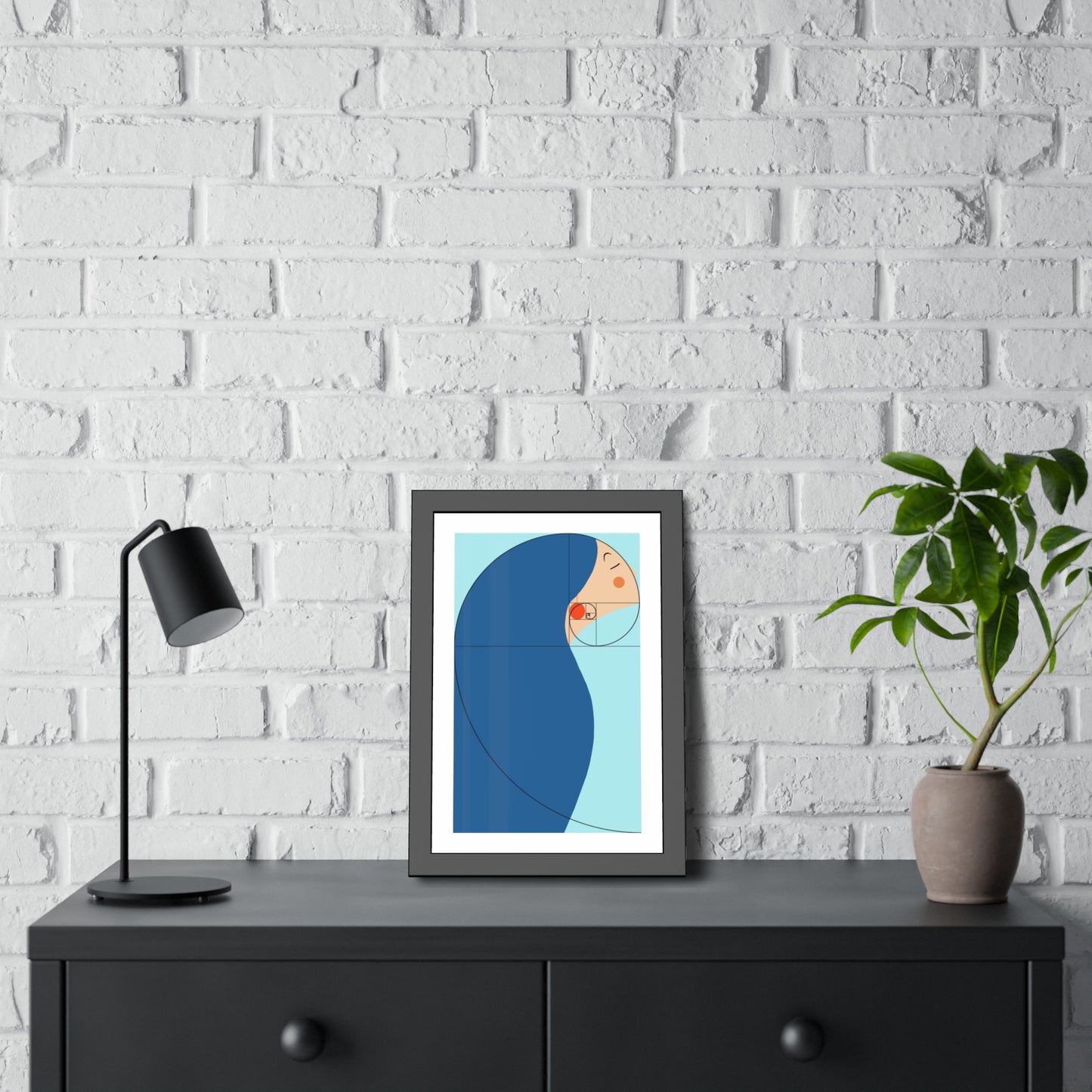 Golden Ratio Framed Paper Posters