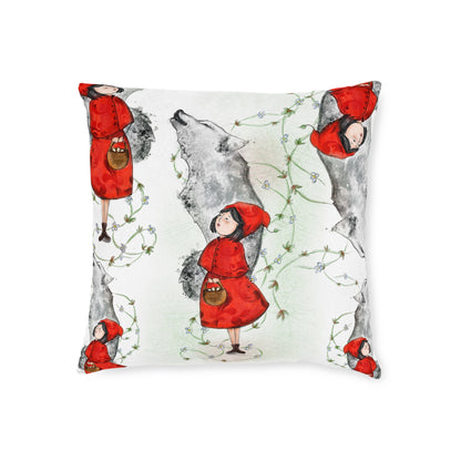Art Square Pillow 'Little Red Riding Hood'