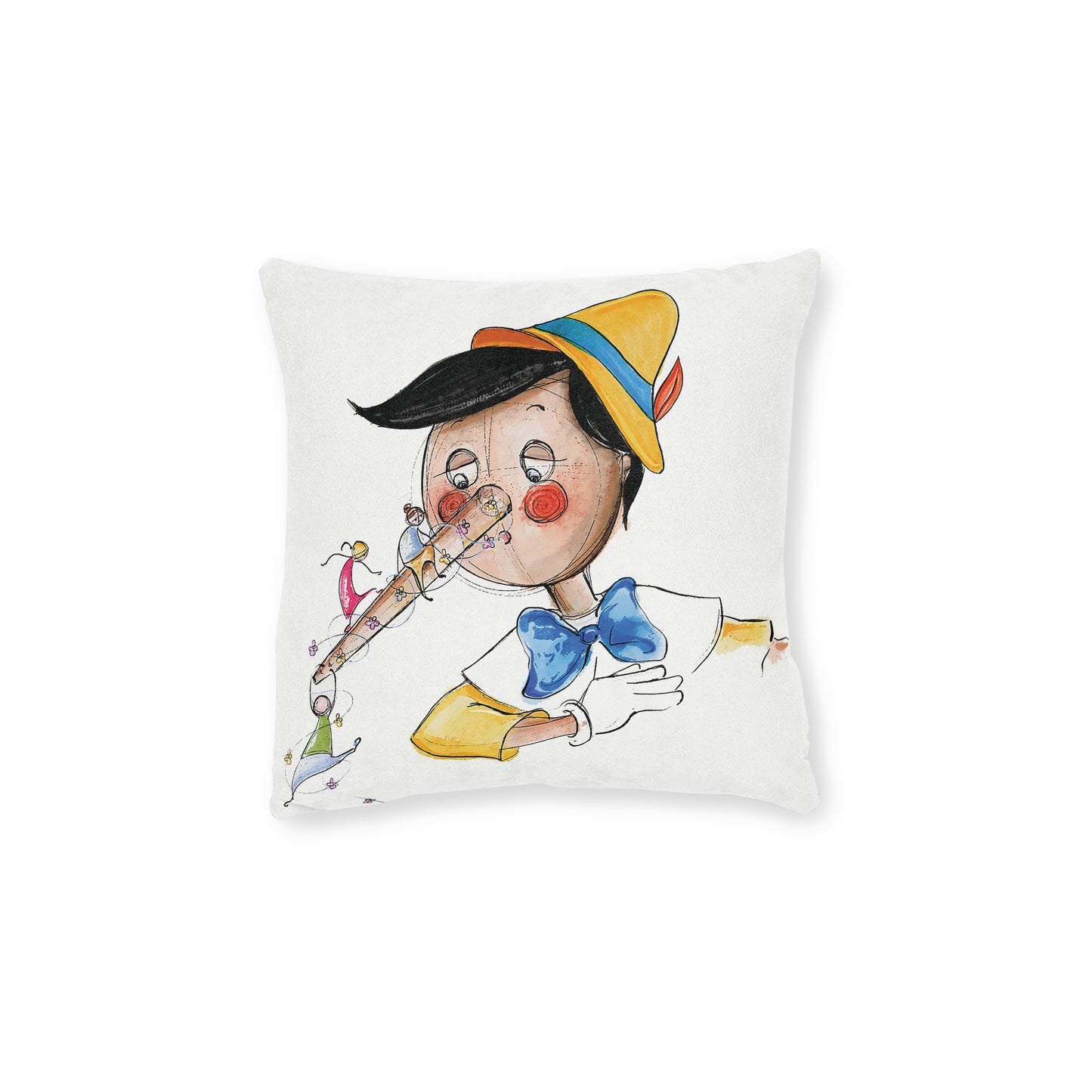 Art Square Pillow 'Pinocchio'