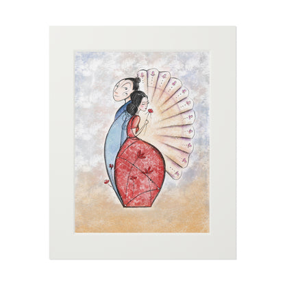 'Little Matrioska' Fine Art Print (Passepartout Paper Frame)