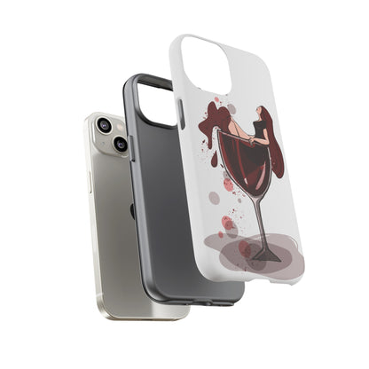Red Wine Tough Cases