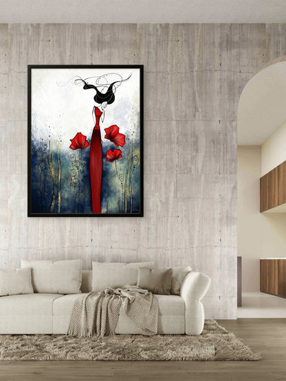 'Enchanted Garden' Fine Art Prints (Passepartout Paper Frame)