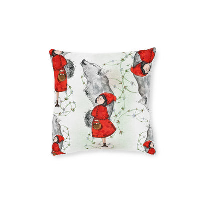 Art Square Pillow 'Little Red Riding Hood'