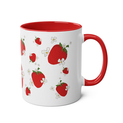 Two-Tone Coffee Mugs, 11oz