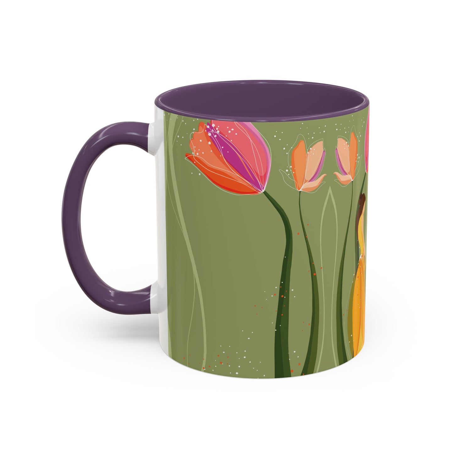 Two-Tone Coffee Mugs, 11oz