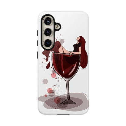 Red Wine Tough Cases