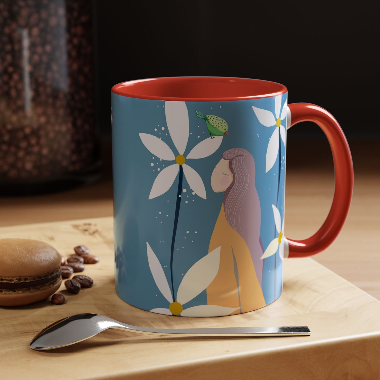 Two-Tone Coffee Mugs, 11oz