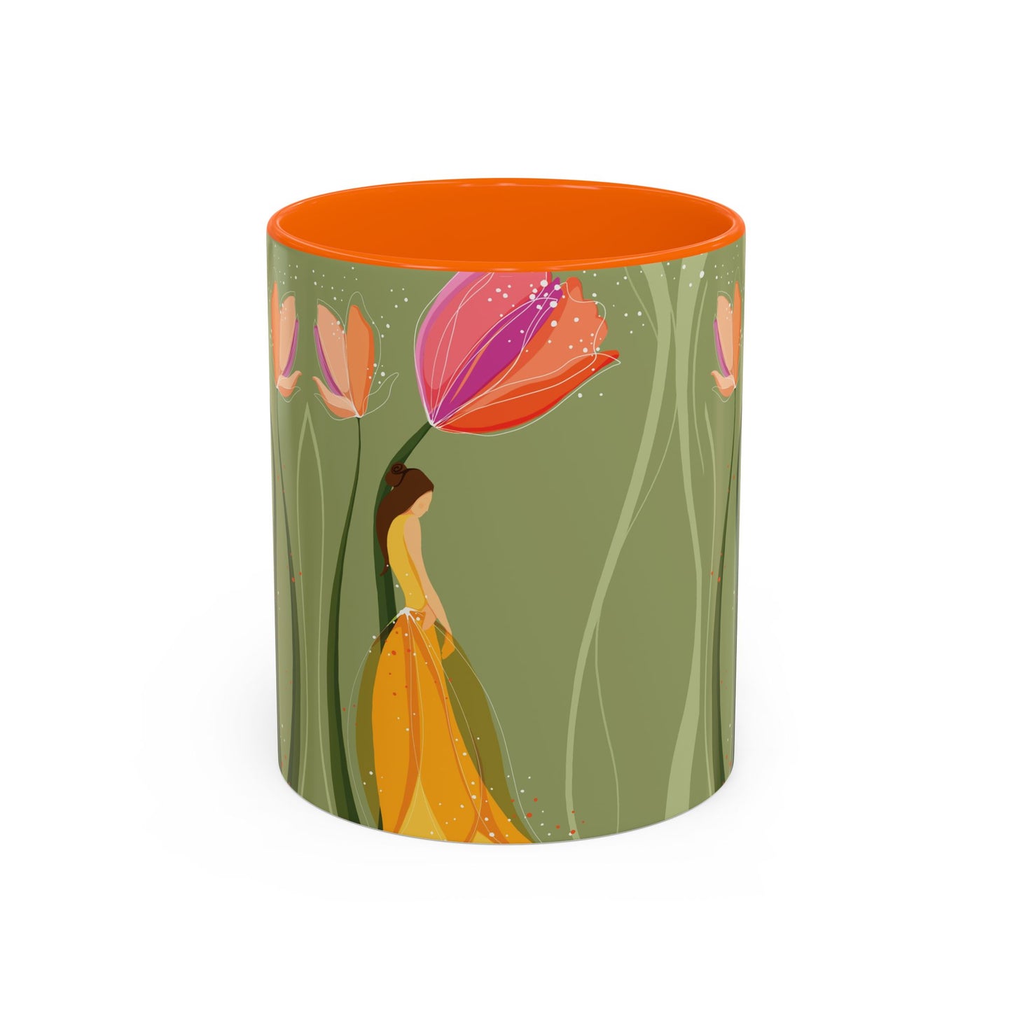 Two-Tone Coffee Mugs, 11oz