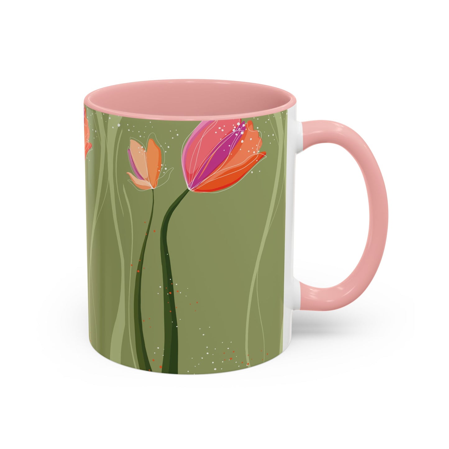 Two-Tone Coffee Mugs, 11oz