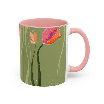 Two-Tone Coffee Mugs, 11oz