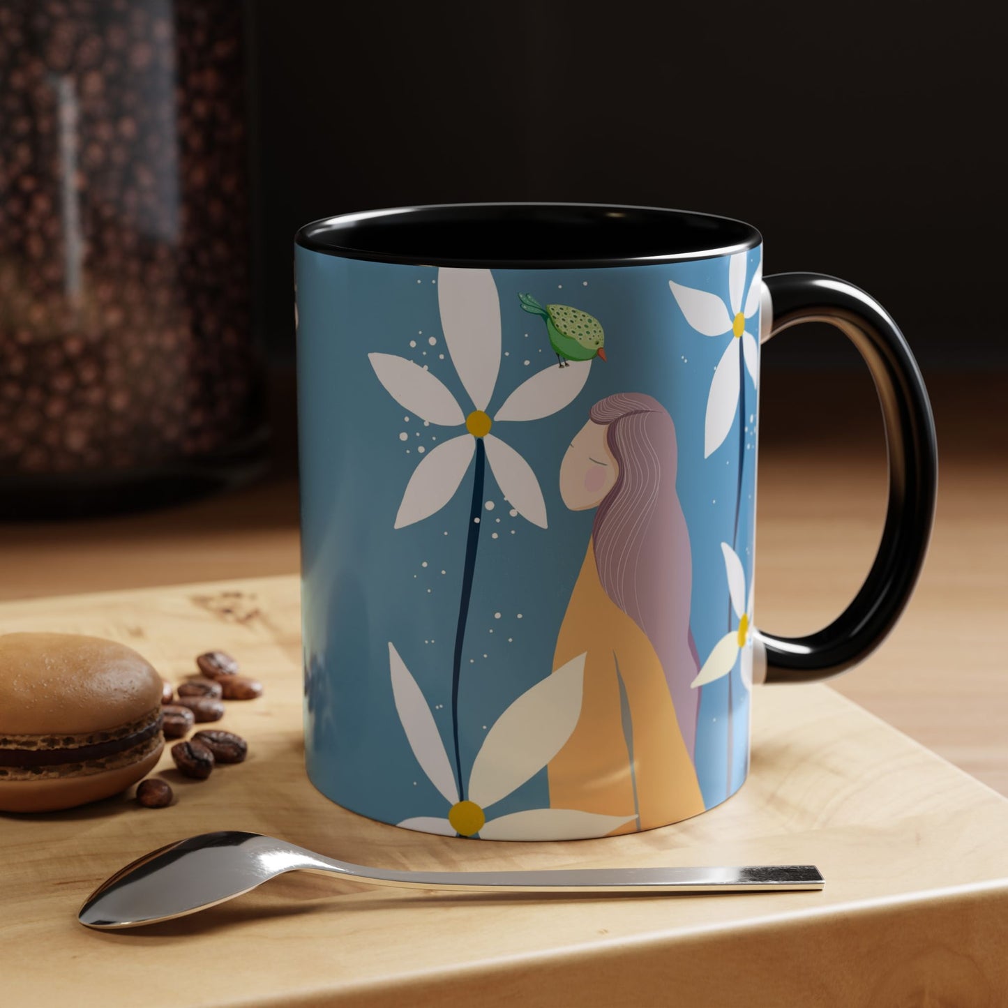 Two-Tone Coffee Mugs, 11oz