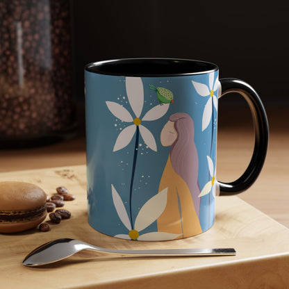 Two-Tone Coffee Mugs, 11oz