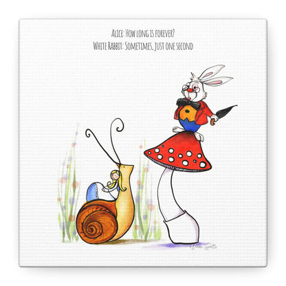 'Alice in Wonderland'  Matte Canvas, Stretched, 1.25"