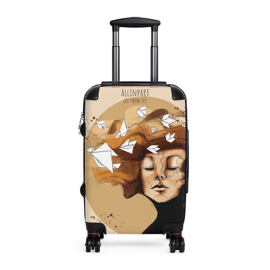 Let Them Fly Suitcase 3 sizes
