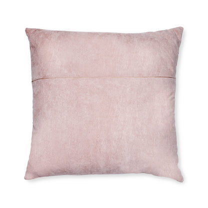 Art Square Pillow - Pink Back 'Up in the Sky Animals'