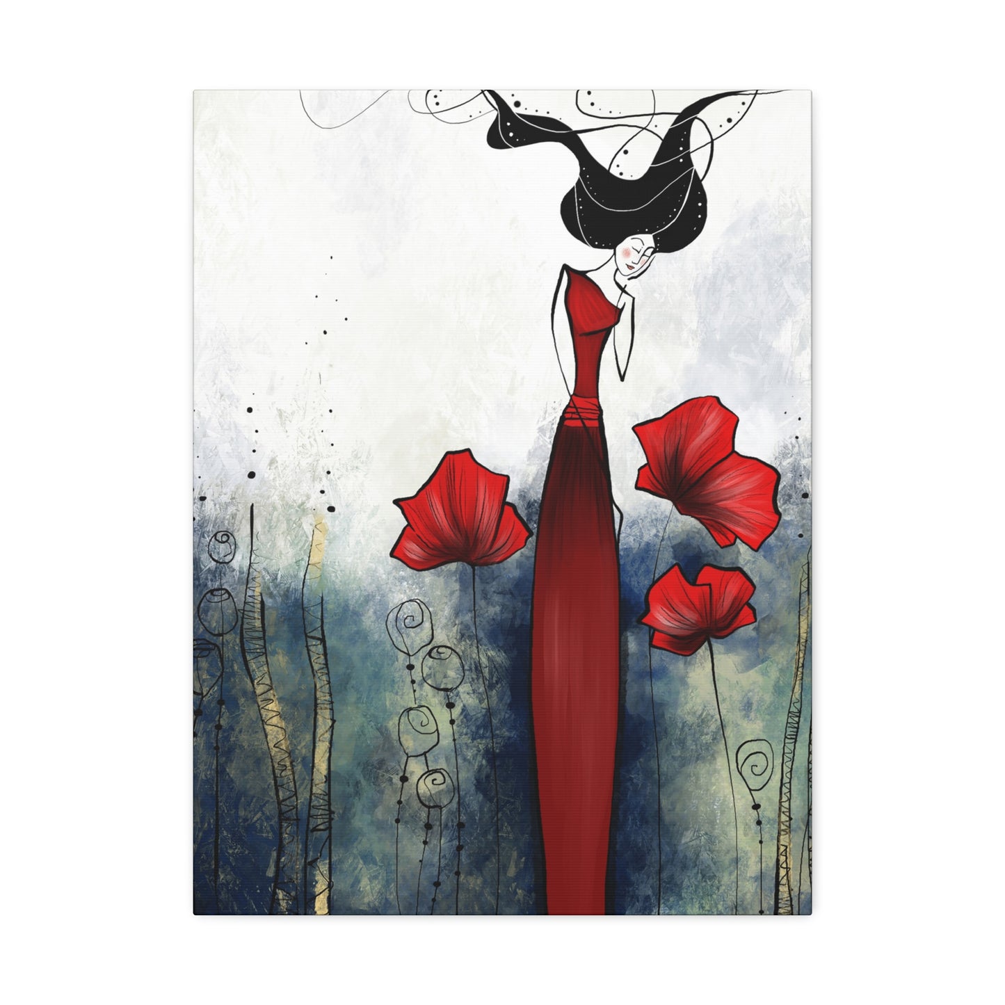 'Enchanted Garden' Stretched Canvas