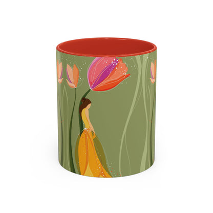Two-Tone Coffee Mugs, 11oz