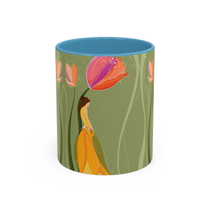 Two-Tone Coffee Mugs, 11oz