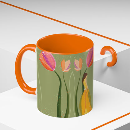 Two-Tone Coffee Mugs, 11oz
