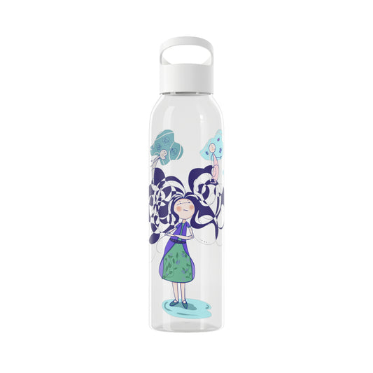 Two Wolves  Water Bottle