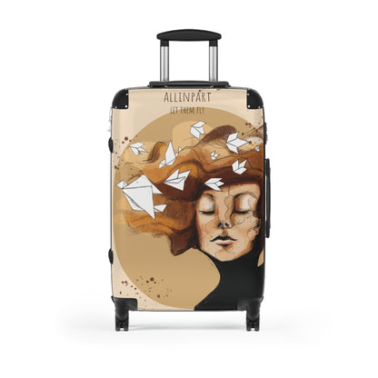 Let Them Fly Suitcase 3 sizes