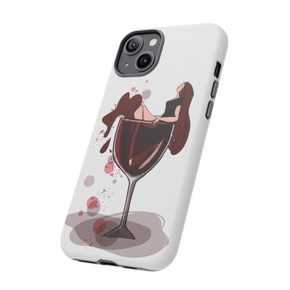 Red Wine Tough Cases