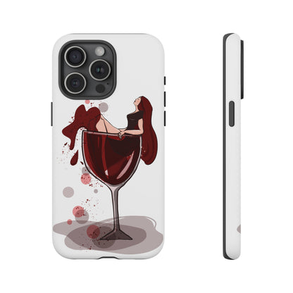 Red Wine Tough Cases