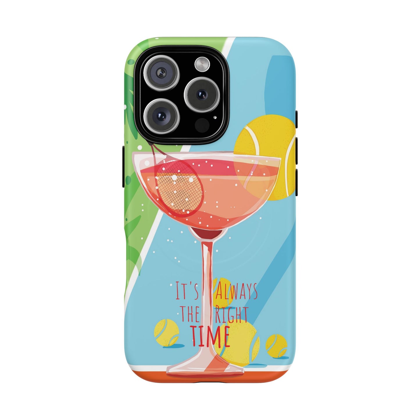 'It's Always the Right Time' Tennis Lovers - Magnetic Case