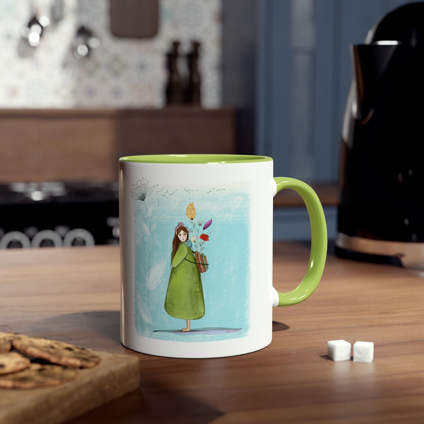 Two-Tone Coffee Mugs, 11oz