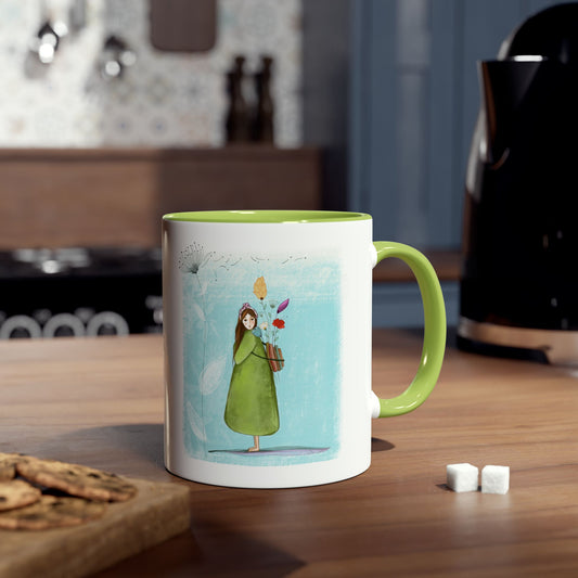 Two-Tone Coffee Mugs, 11oz