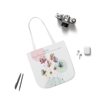 Canvas Tote Bag, 5-Color Straps
