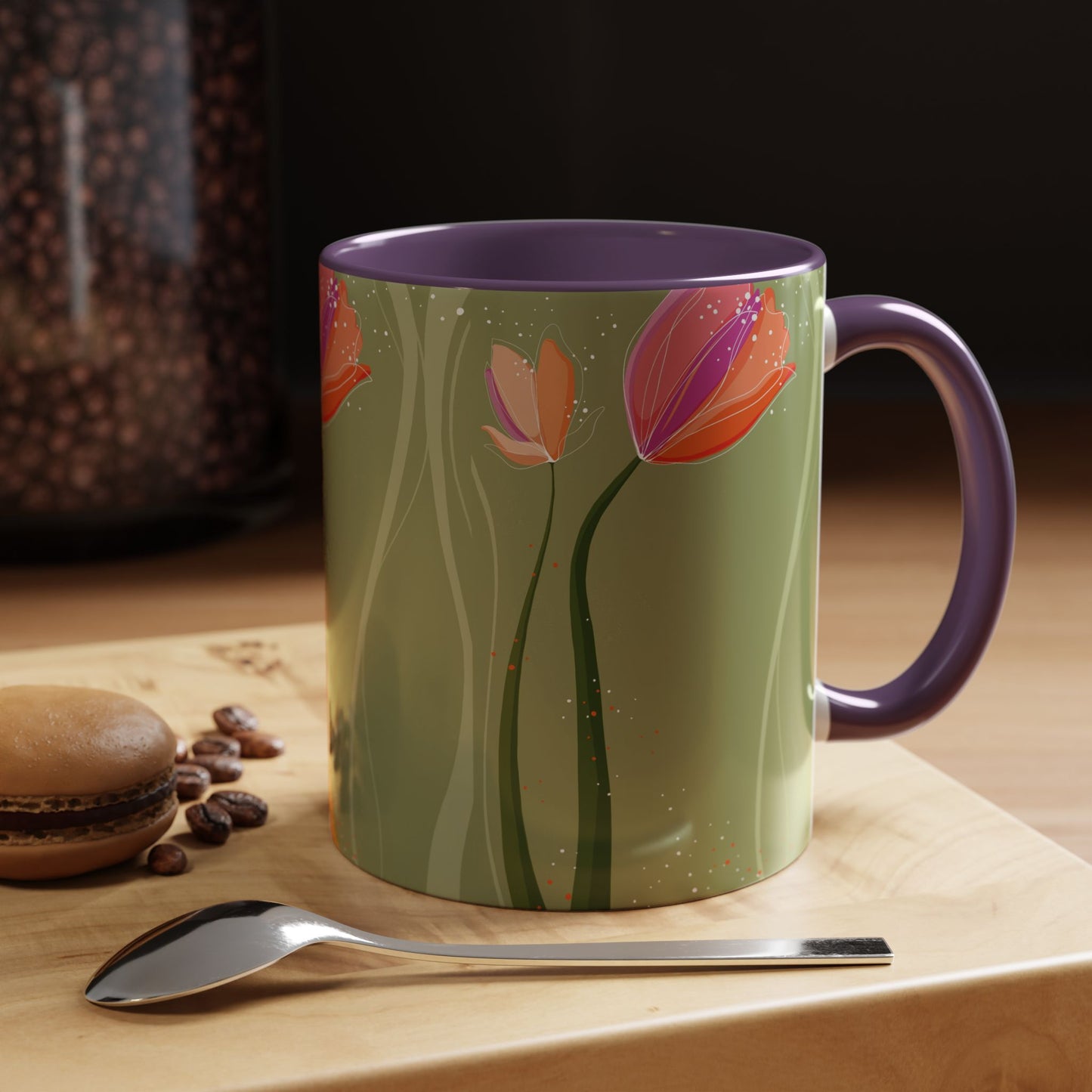 Two-Tone Coffee Mugs, 11oz